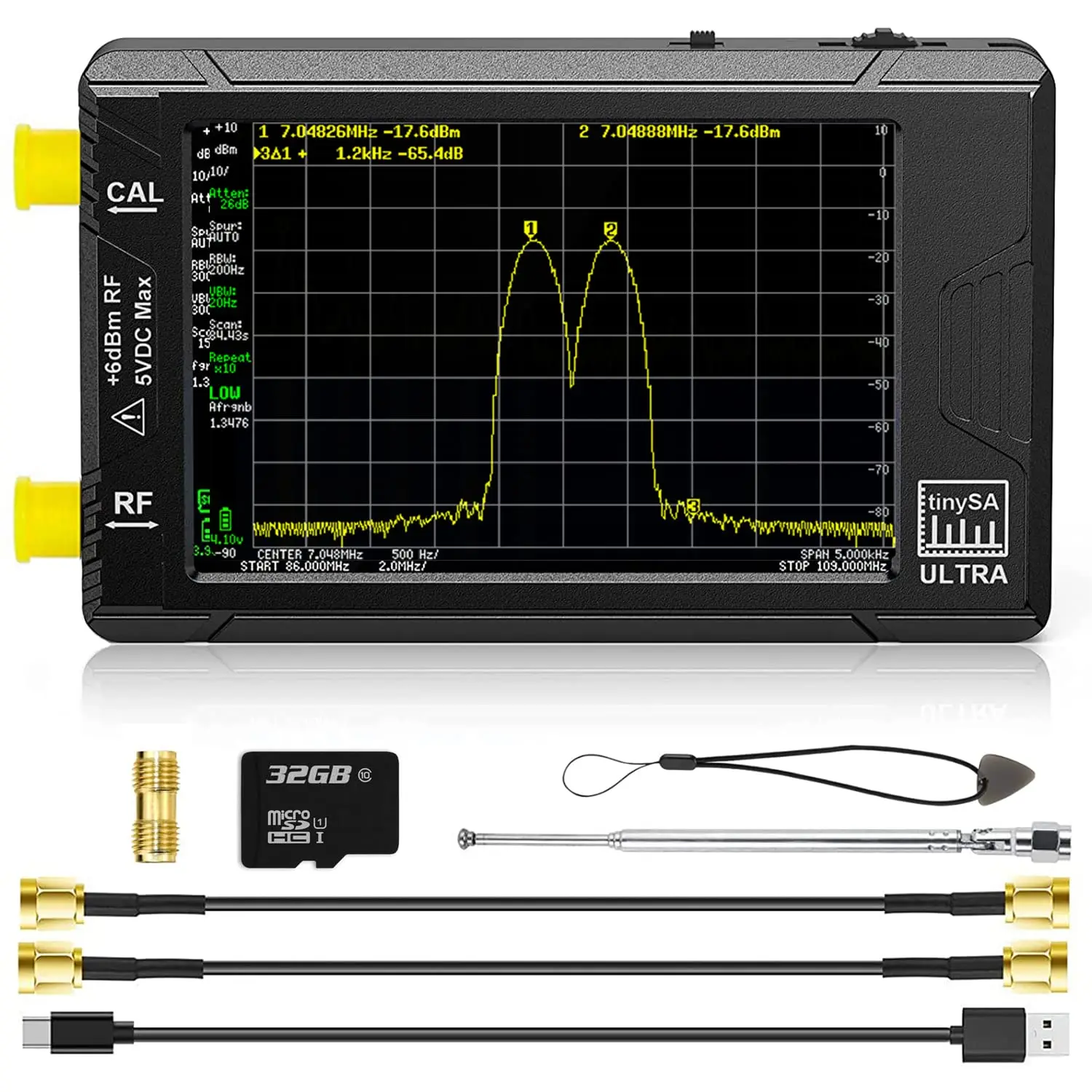 New item Hand held tiny Spectrum analyzer TinySA ULTRA 4