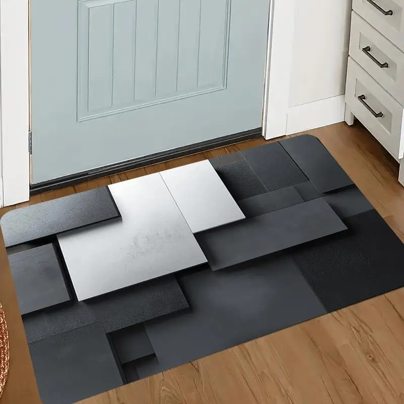 Artistic Melody Theme Non Slip Floor Mat Durable Indoor Rug For Musician Lovers And Creative Entryway Decor