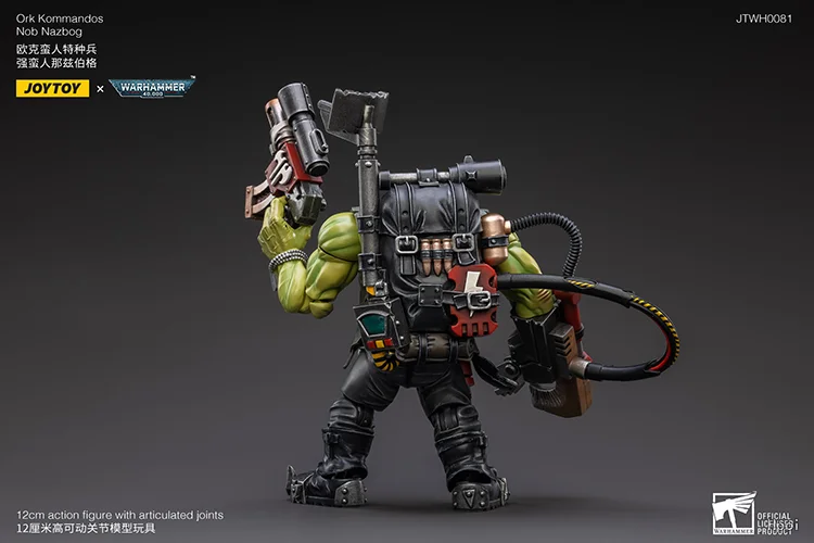 

【FS】Фигурки JOYTOY Warhammer 40K в масштабе 1/18: Орк Коммандос Ноб Назбог, модели, игрушки, подарки