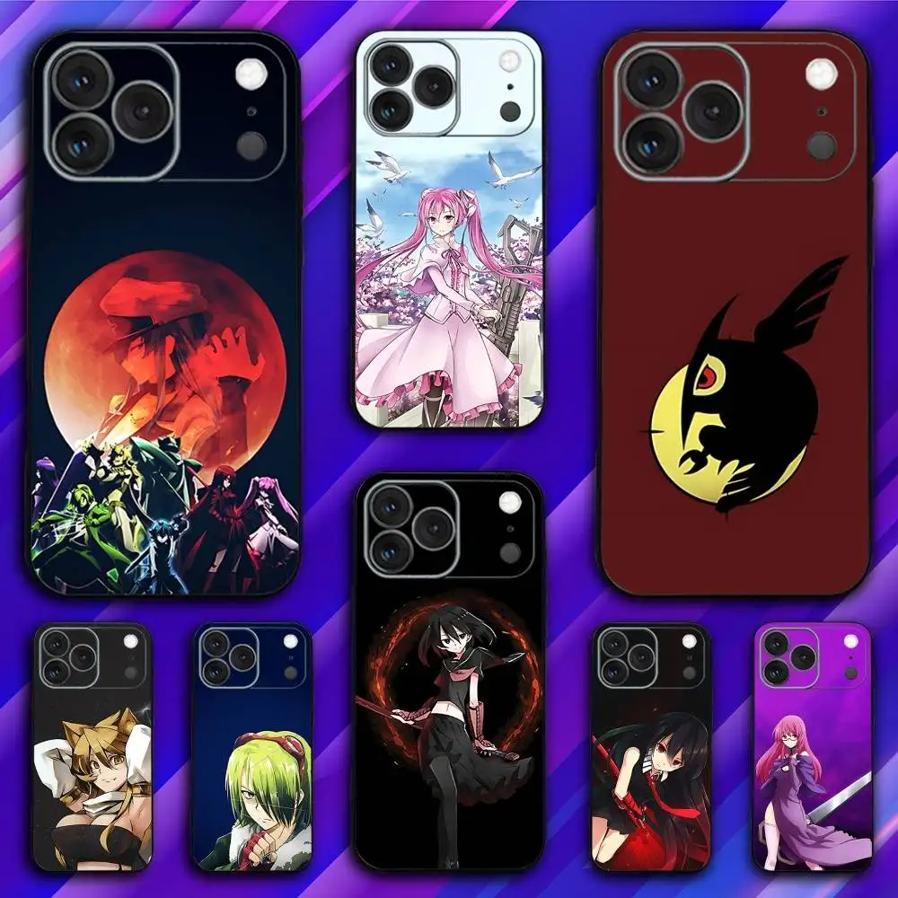 

N-Night Anime R-Raid Phone Case For iPhone 17,16,15,14,13,12,11,Pro,Max,Plus,X,XS,SE4,E,Mini,Soft Black Case