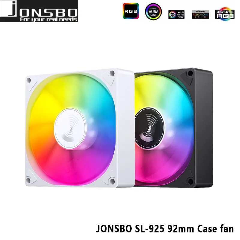 

JONSBO SL-925 92mm ARGB PWM Case Fan mute minimalist fans