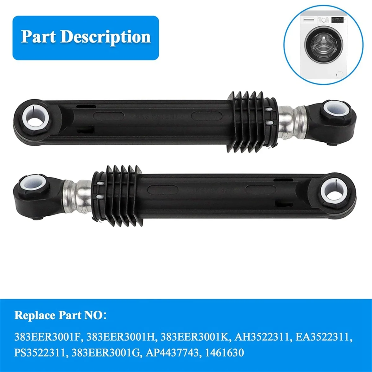 383EER3001G 4901ER2003A Washer Shock Absorber Replace Part for LG Washing Machine 383EER3001F,383EER3001H 6 PCS