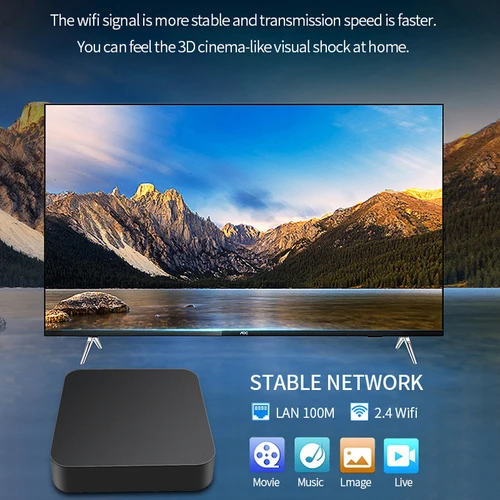 Imagen 2 del producto Smart Home Theater TV Box AllwinnerH313 Asistente de Google Netflix Streaming Bluetooth Media Player