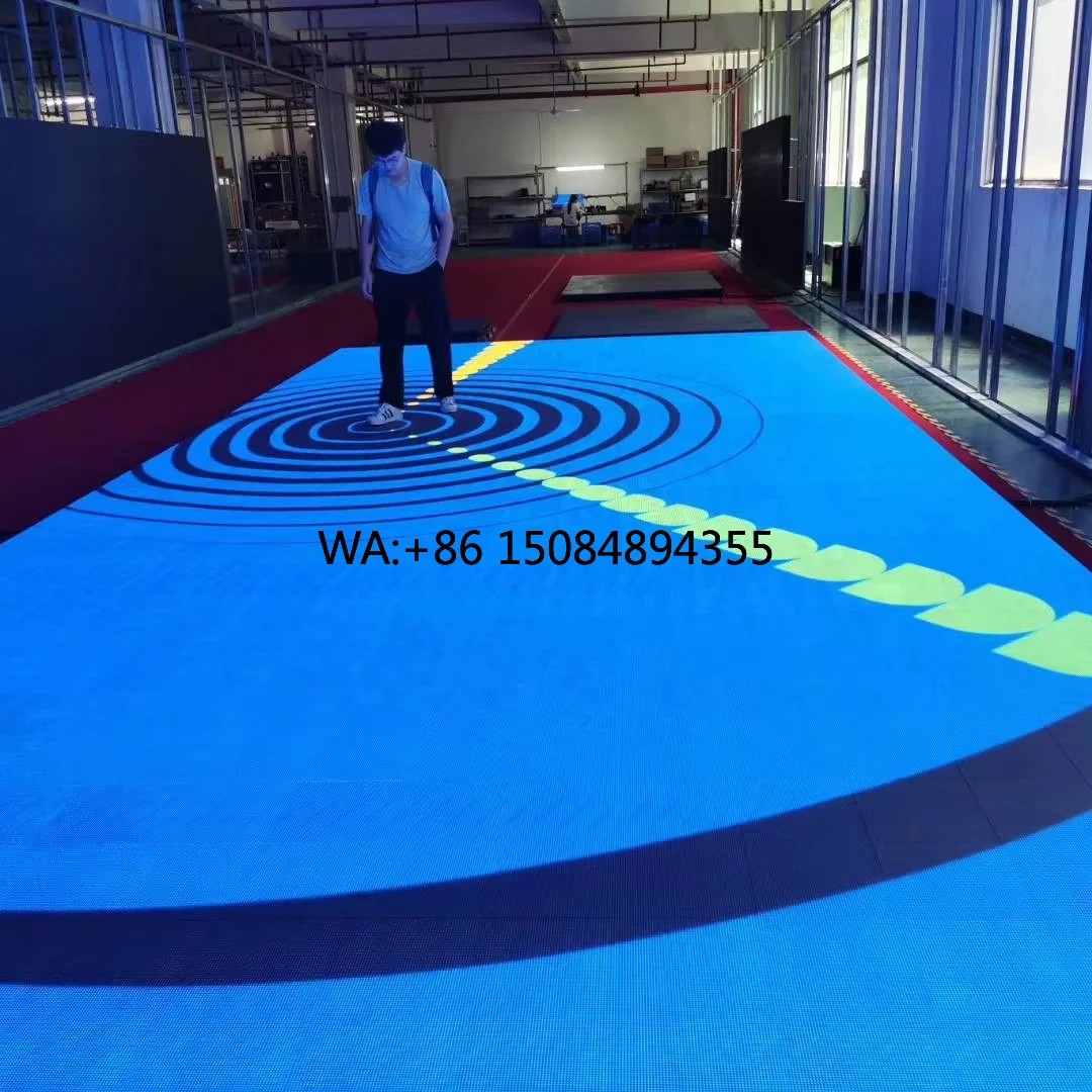 

High Protective Grade Interactive Waterproof Floor Led Display for Stage Wedding Video Dance Floor Panels
