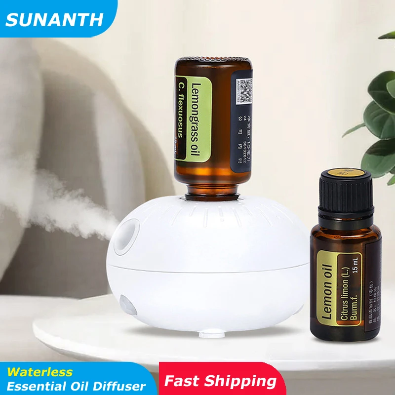 

Mini Aroma Diffuser Waterless Essential Oils Aromatherapy Portable USB Fragrance Machine for Bedroom Office Air Freshener