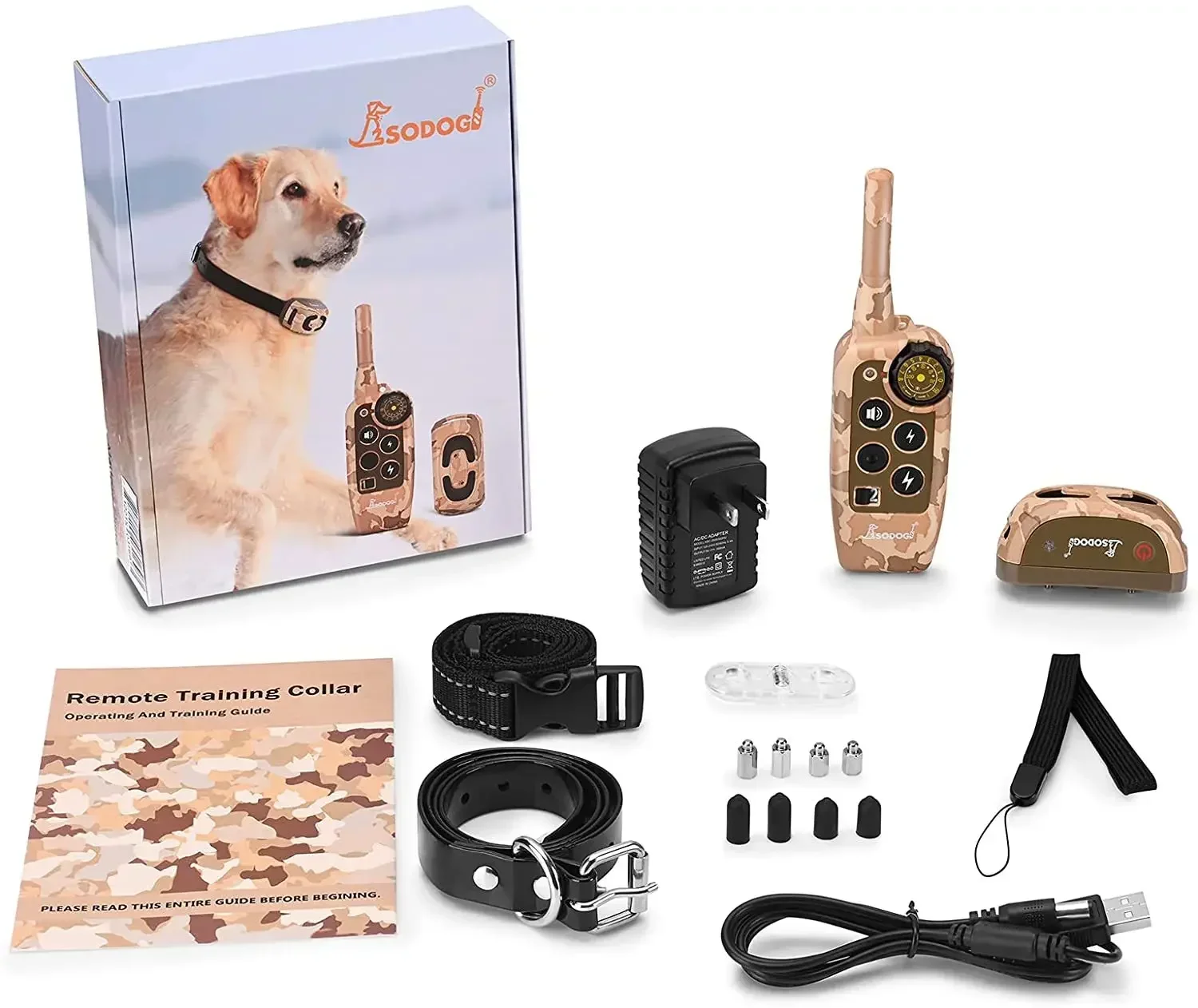CC-PetPulse Dog Training Collar Bark Stopper, Electronic Remote Control 2000ft Waterproof Dog Repeller Control Training Collar view 6
