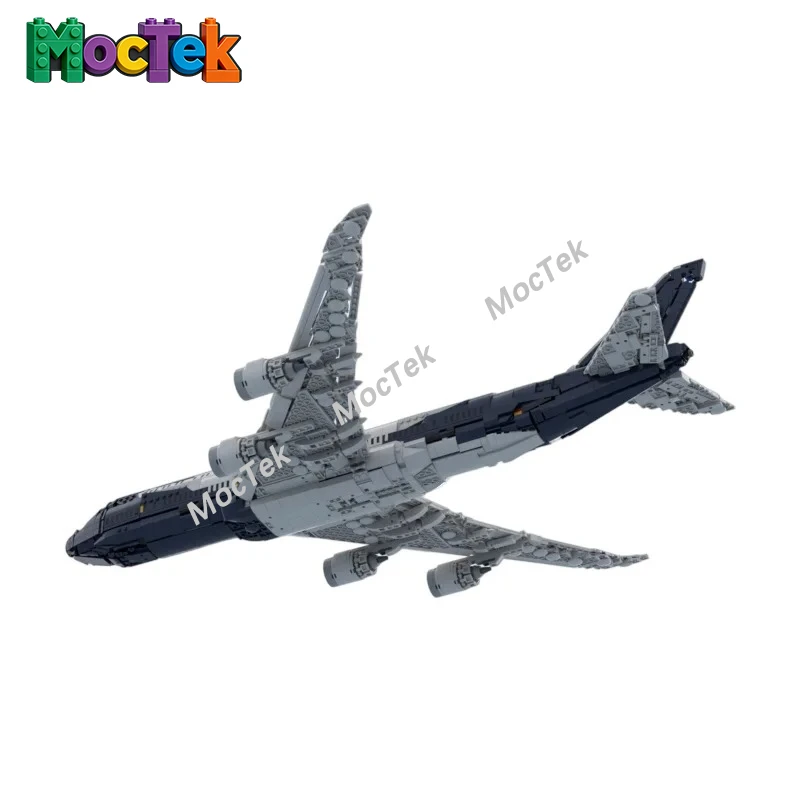 

Конструктор DIY MOC: Авиационная модель самолета Airbus A380 к 100-летию, коллекционный подарок для взрослых