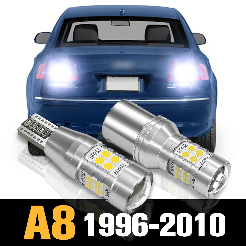 

2x Canbus LED Reverse Light Backup Lamp Accessories For Audi A8 D2 4D 4E 1996-2010 2001 2002 2003 2004 2005 2006 2007 2008 2009