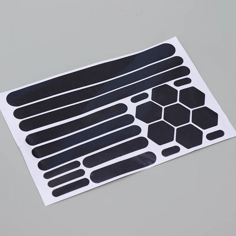 3M Black Reflective Sticker Cartoon Helmet Motorcycle Sticker Invisible Reflective Strip Waterproof Decorative Scratches Shade