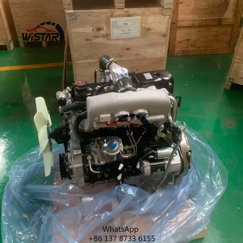 Diesel 2.8L SOHC 8 Valves Inline 4-cylinder Long Block 4JB1T Engine For Isuzu Trooper 1 MU 1 Elf 100P 600P Faster 3