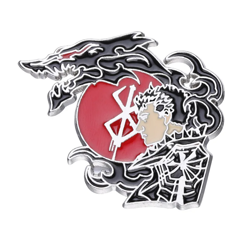 Berserk Beherit Enamel Pins Anime Game Metal Brooches Backpack Lapel Pin Accessory for Man Personalized Jewelry Decoration Gift