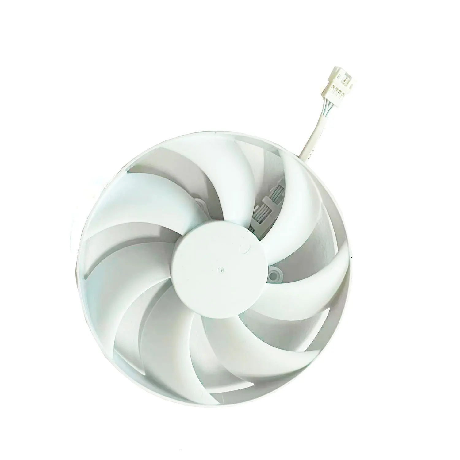 Imagem -06 - Ventilador de Placa Gráfica para Asus Rog Strix Geforce Rtx 4080 Rtx 4090 Branco Versão oc Cooling T129215bu Cf1015u12d dc 12v 0.55amp 105 mm