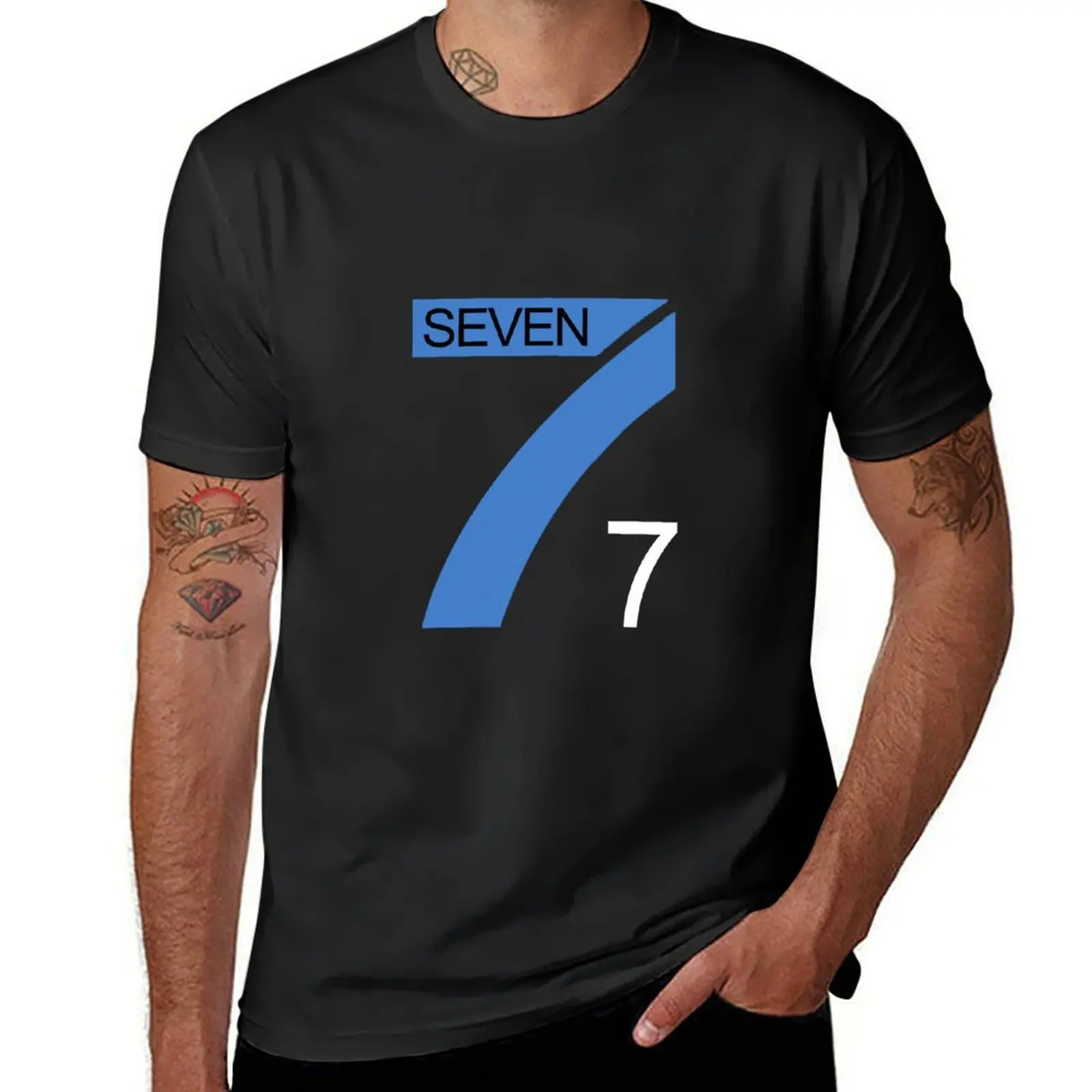 

jeanne and serge, seven fighters T-Shirt quick-drying sports fans summer clothes Men"s t shirts
