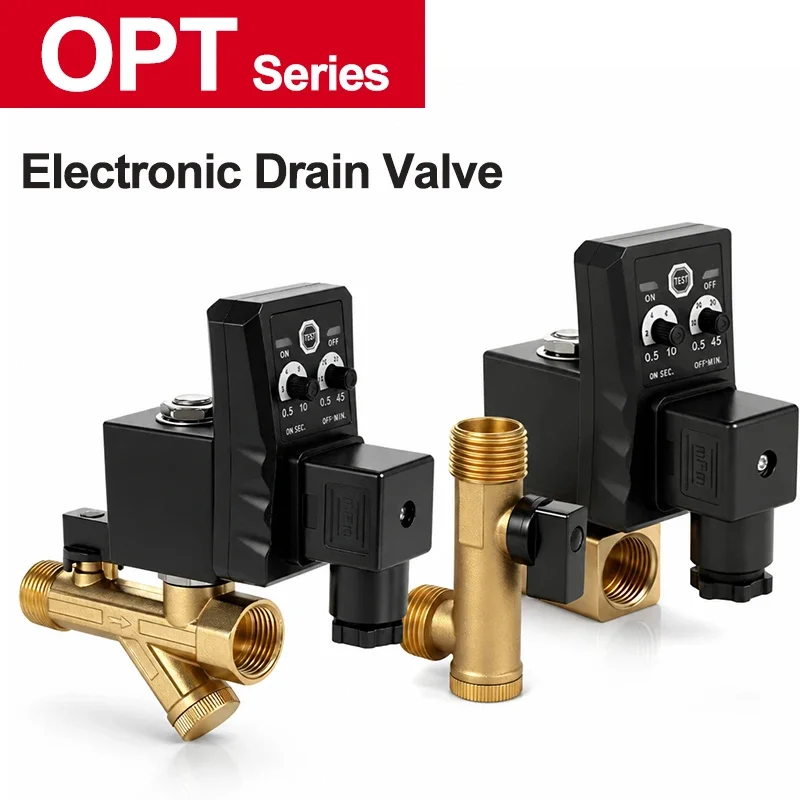 OPT-A /B Electronic Timed Auto Drain Valve 1/2