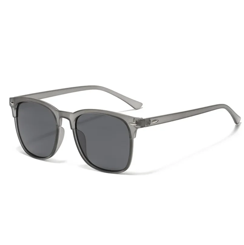 Quadratischer Rahmen getönte Myopie-Kursichtigkeitsbrille für Männer, Brillen im Freien, modische Sonnenbrille zum Fahren, -1,25 FELRES 6
