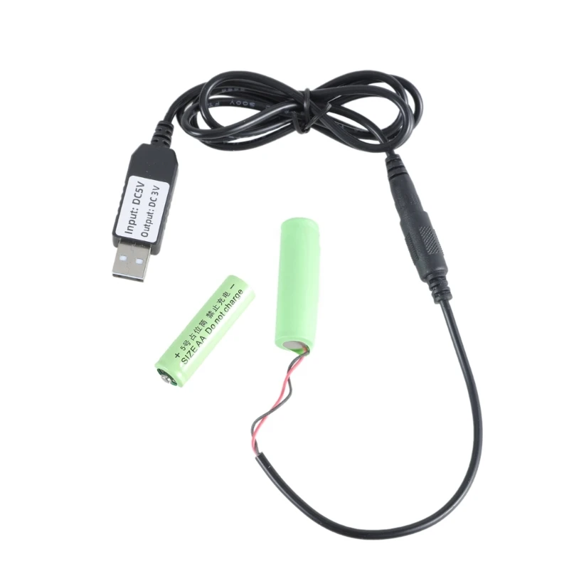 USB to 3V LR6 AA Battery Eliminators USB Power Converters 5V to 3V Power Supply Converter for Toy Remote Controls