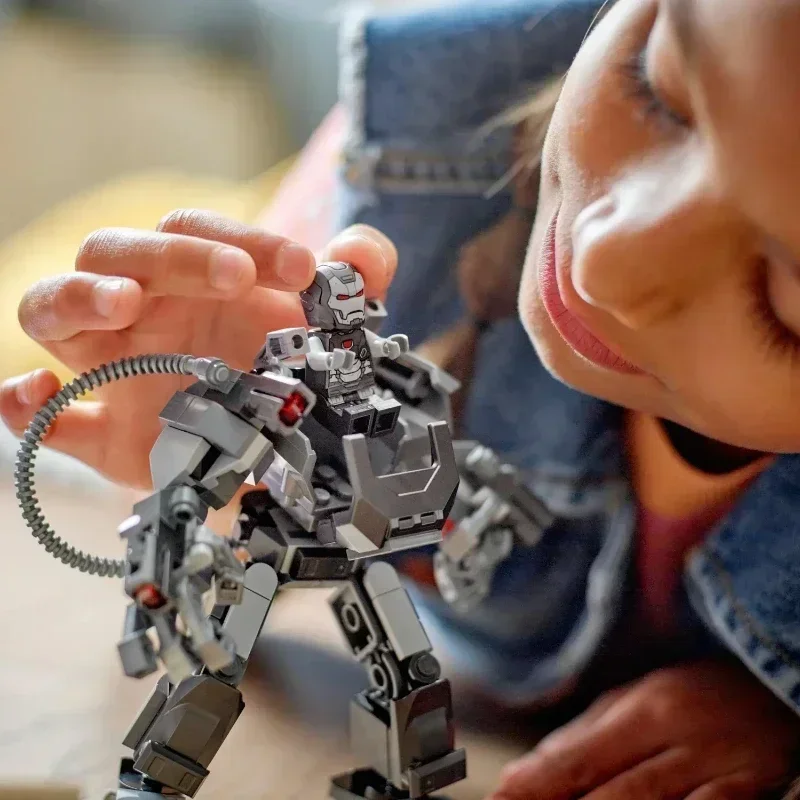 Giocattoli caldi Marvel Supereroi Macchina da guerra Mech Armor Building Block Mattoni compatibili 76277 Venom Mech Armor Modello 76276 Regali per bambini