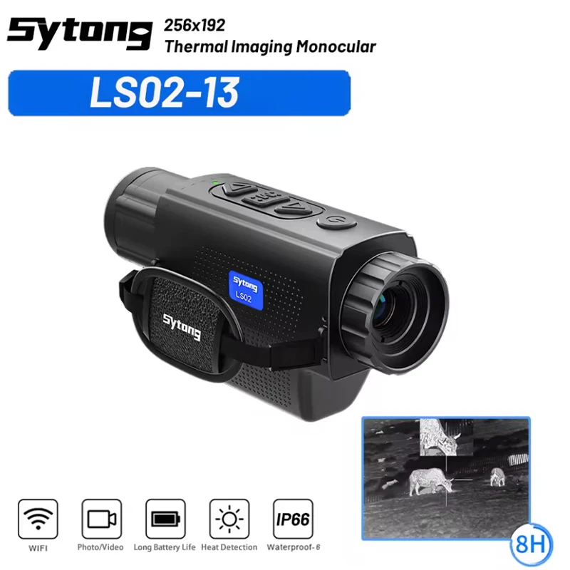 LS02 Handheld Thermal Imager  256X192 Hunting Imaging WIFI Connection Night Vision Scope Infrared Camera Imagery Monocular