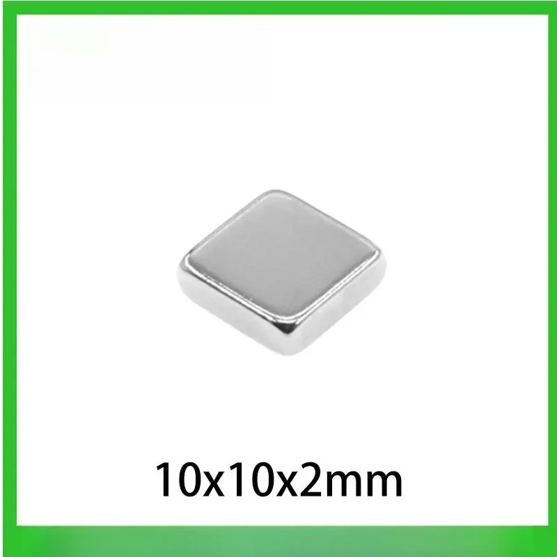10/20/50/100/150/200/300PCS 10x10x2mm Super Strong Square Magnet 10x10x2mm for Home Refrigerators, Offices DIY  10x10x2mm