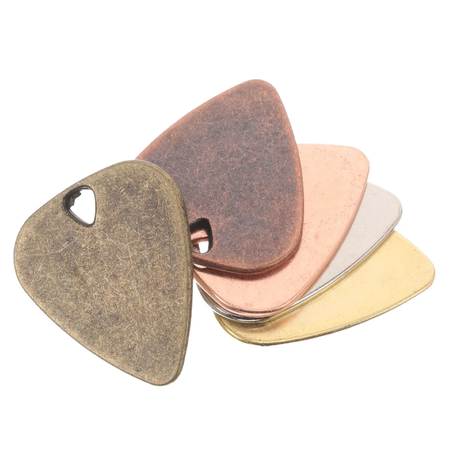 

5Pcs Electric Guitar Picks Durable Stainless Craftsmanship Enhanced Sound Quality Suitable for Guitars Basses