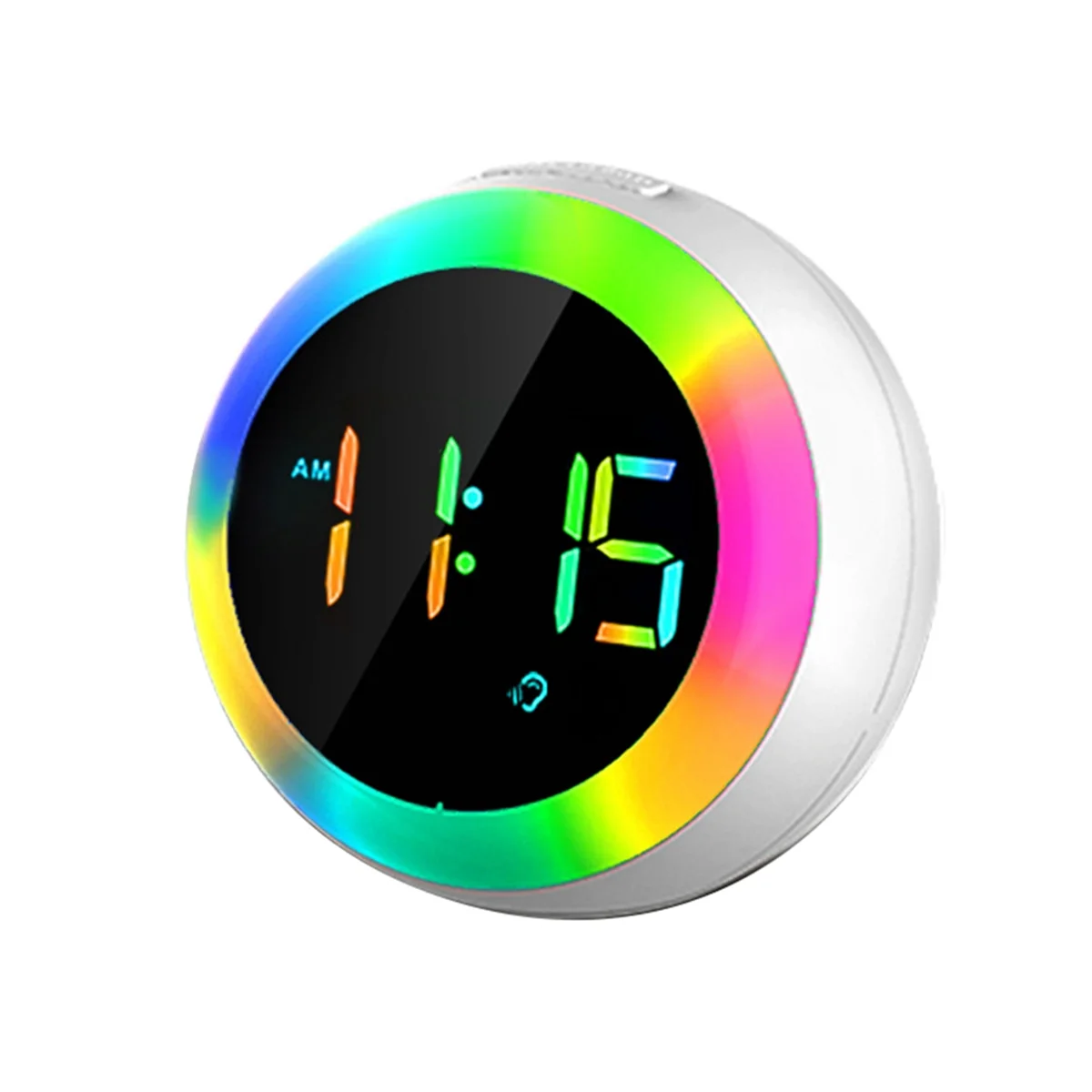 

Kids Alarm Clock,Dual Alarm Setting,Adjustable Brightness Night Light,Voice-Activated, Wake-Up Alarm Clock, for Children