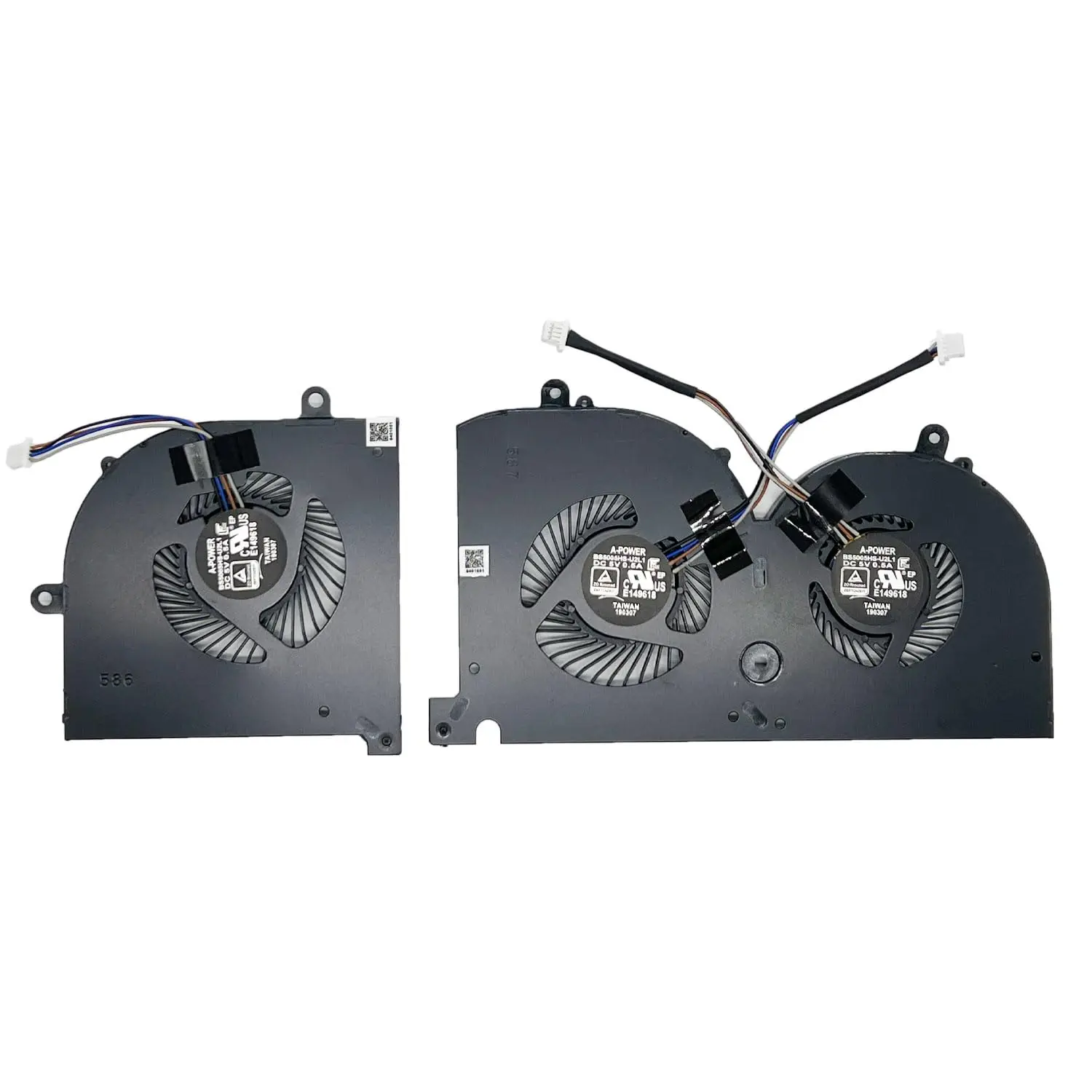 CPU GPU Cooling Fan for MSI GS75 Stealth P75 Creator MS-17G1 MS-17G2 BS5005HS-U3I 17G1-CPU BS5005HS-U3J 17G1-G-CW