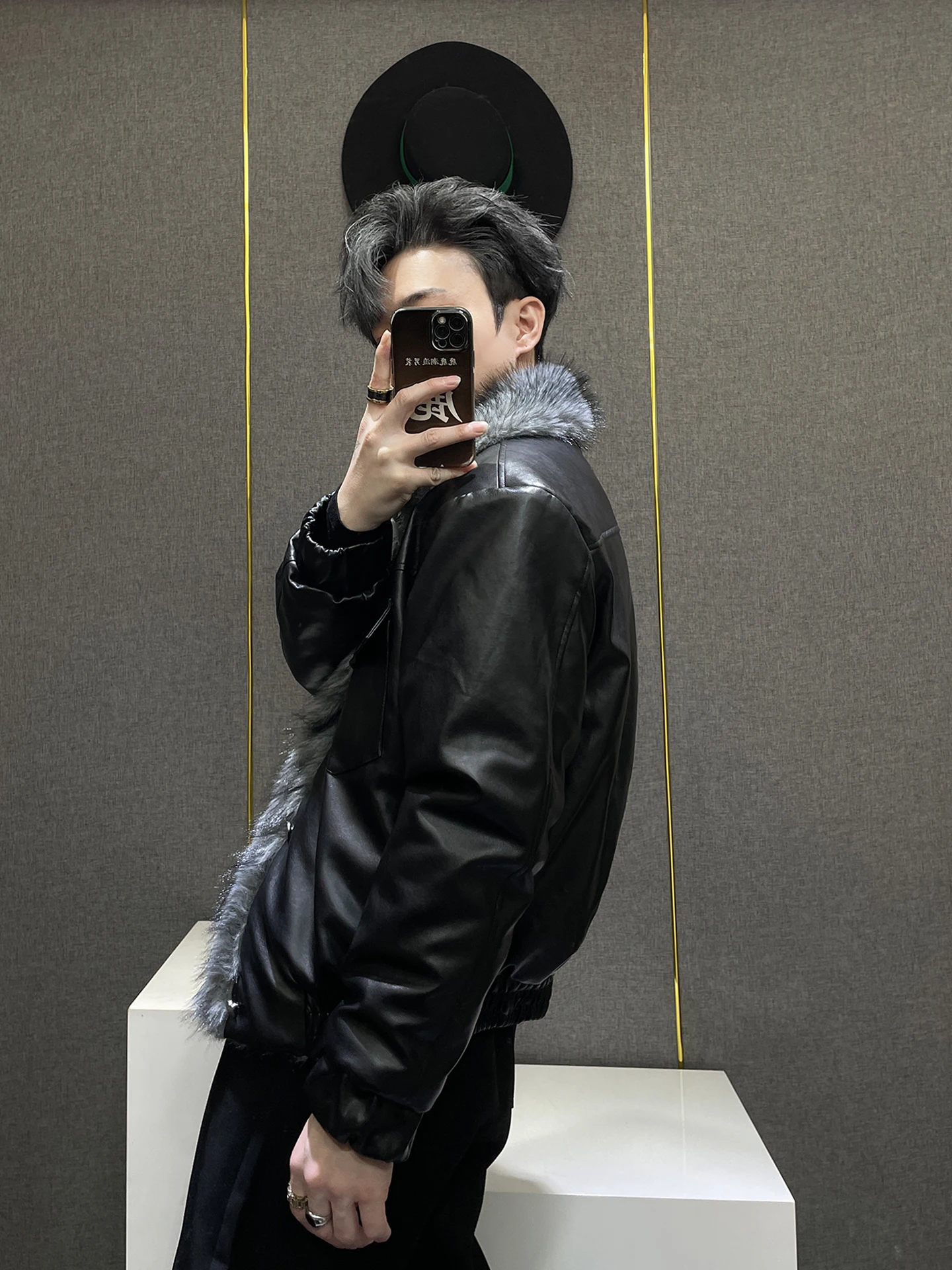 Men's 2025 Winter New Jackets Thickened Warm Faux Mink Fur Coats Male Long Sleeve Handsome Double-sided Wear Wear Chic Faux Fur