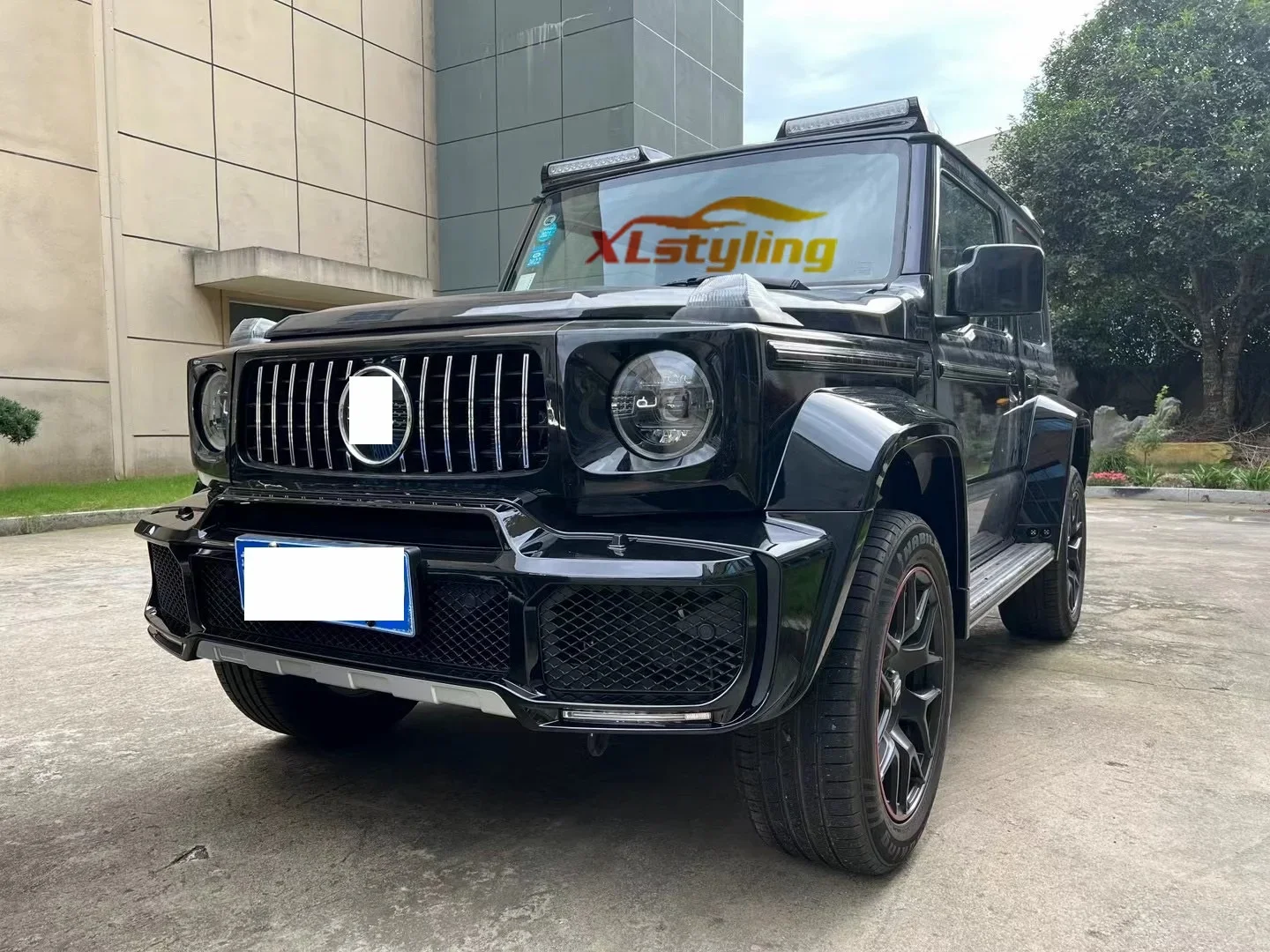 Xlstyling car facelift bodykit for Suzuki Jimny 2019+ Upgrade To B-Brabus Style Car Bumpers Hood Front Grille B-Brabus Bodykit