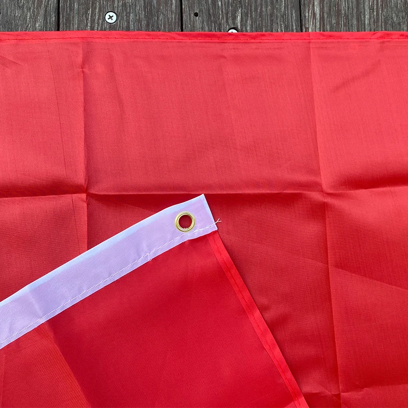 xvggdg    90+150cm  Red Flags  Solid Color banner   For decoration