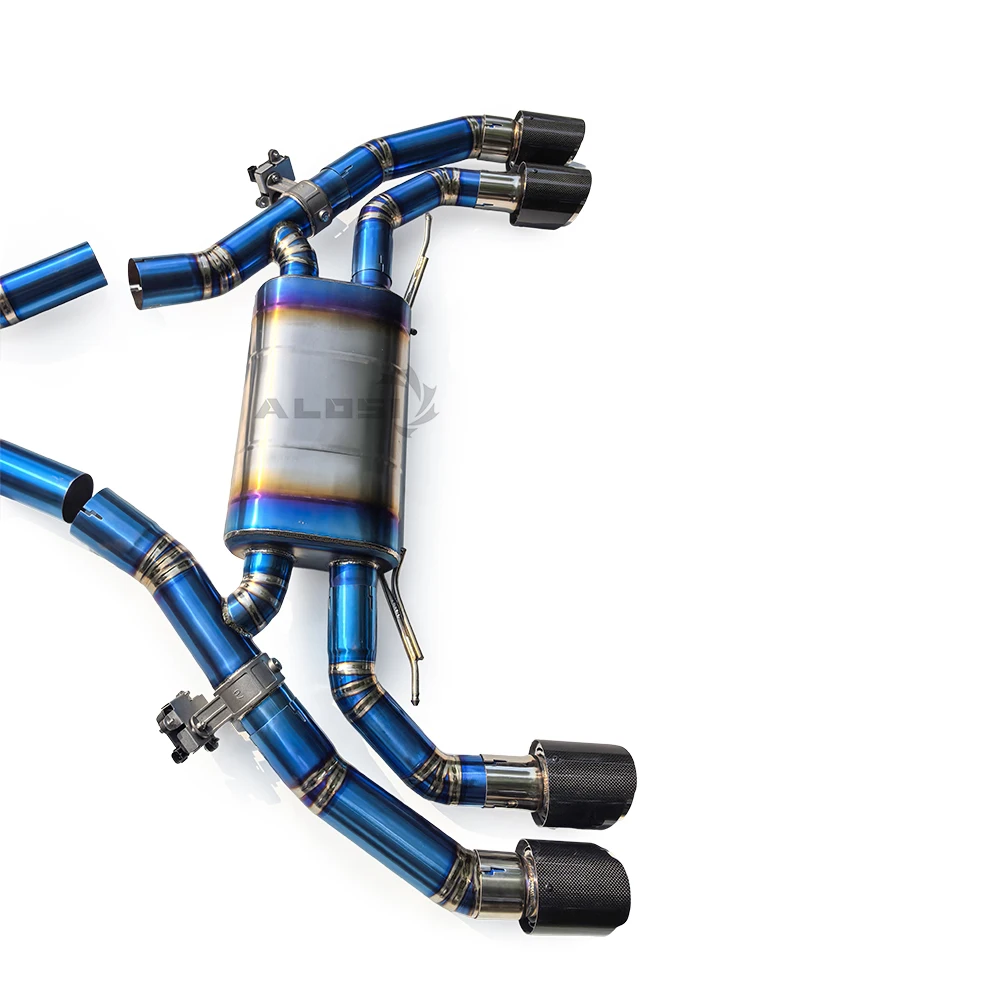 

For BMW X3M X4M Competition F97 F98 3.0T 2021-2023 Titanium Exhaust Pipe System with Valve