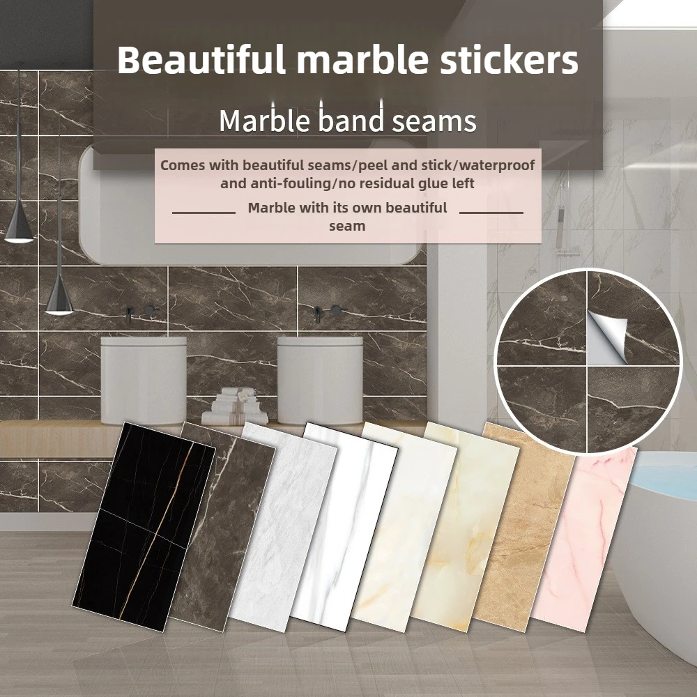 

30x60 см 4 шт. ПВХ мрамор самоклеящиеся обои, кухонная маслостойкая водостойкая пленка для очистки и наклеивания для фартука, печи, шкафа «сделай сам»
