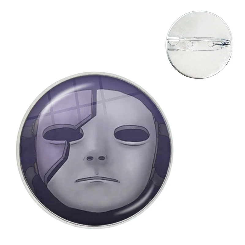 Horror Game Sally Face Vintage Creative Sal Cool Punk Art Glass Badge Game Lover Collect Friends Gift