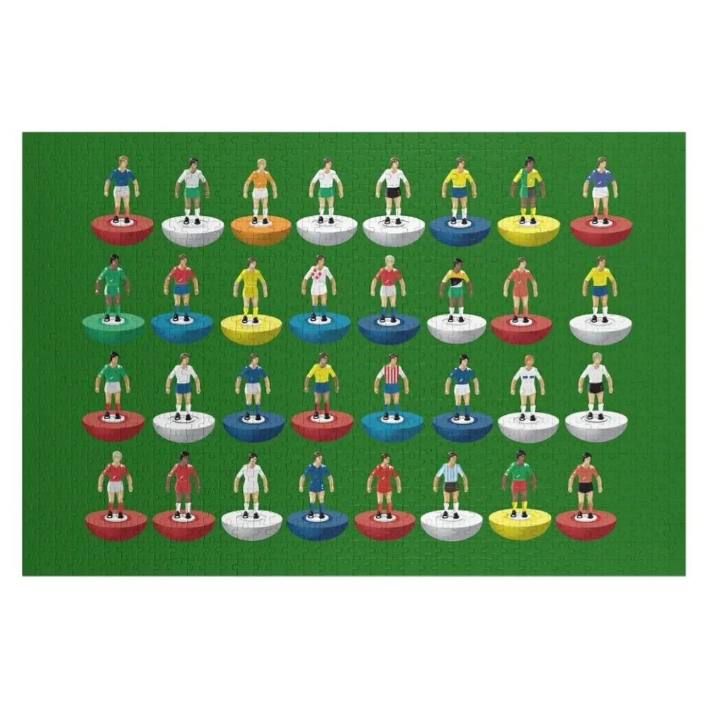 World Subbuteo players Jigsaw Puzzle Custom Child Wooden Adults Personalized Baby Toy Puzzle