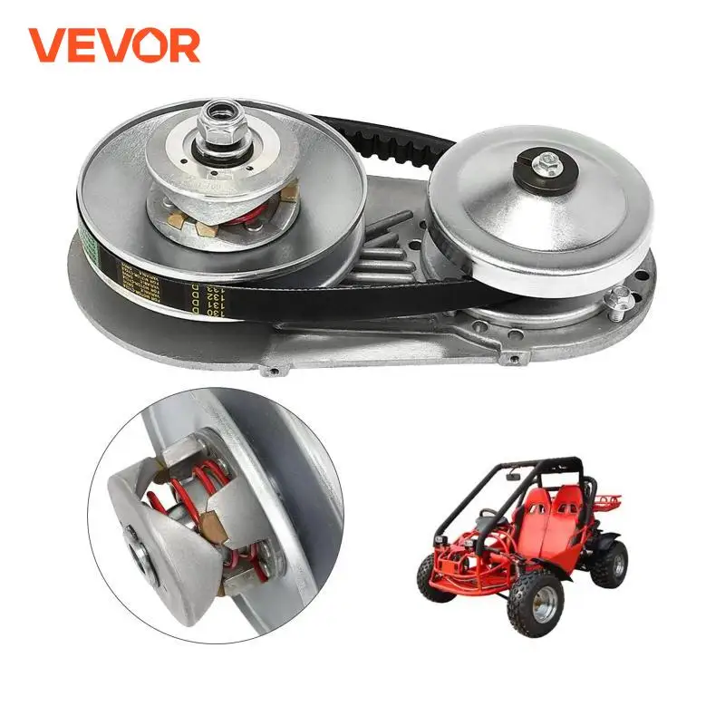 VEVOR Torque Converter Kit TAV2 30 Series With 10 and 12 Tooth Sprocket Driver Pulley Used In CVT Gearboxes for Kart Scooter ATV