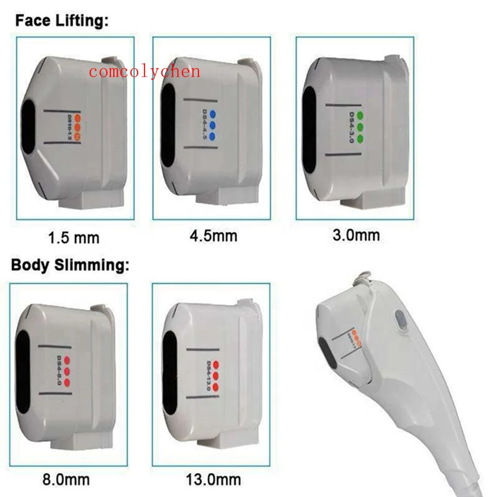 Version :2.0.T/ HIFU Machine Cartridge 10000 Shots Exchangeable Facial Body Cartridges/HIFU Transducer Anti Aging