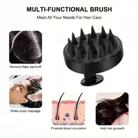 4PCS Set Silicone Body Scrubber Soft Exfoliating Brush for Face Gentle Shower Massage and Skin Cleansing Bathroom Accessories - Image 6