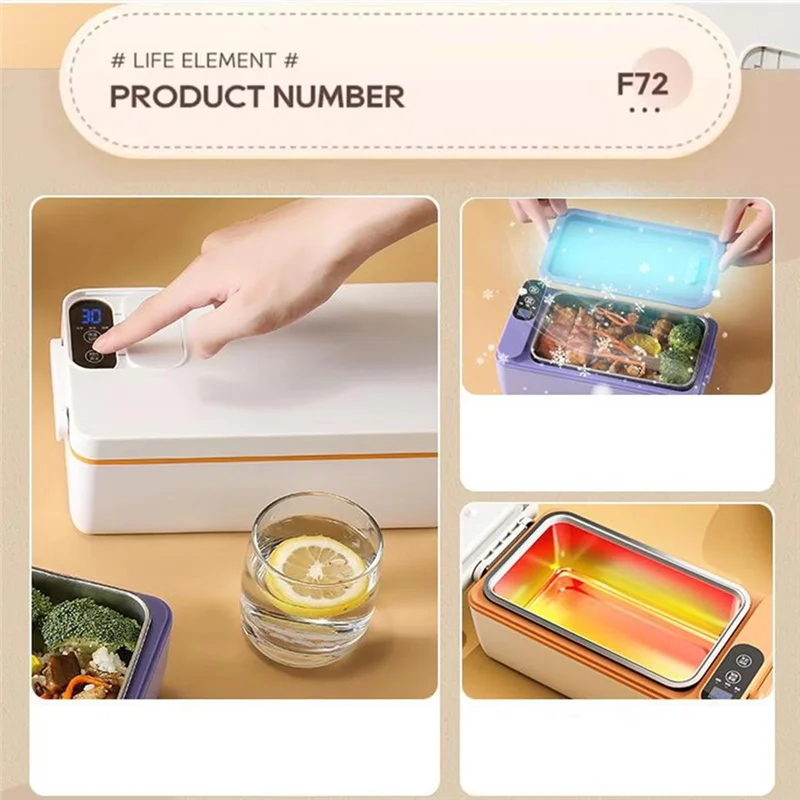 A39M 大容量電気弁当箱オーポータブルオフィス & 車旅行 & 仕事に最適