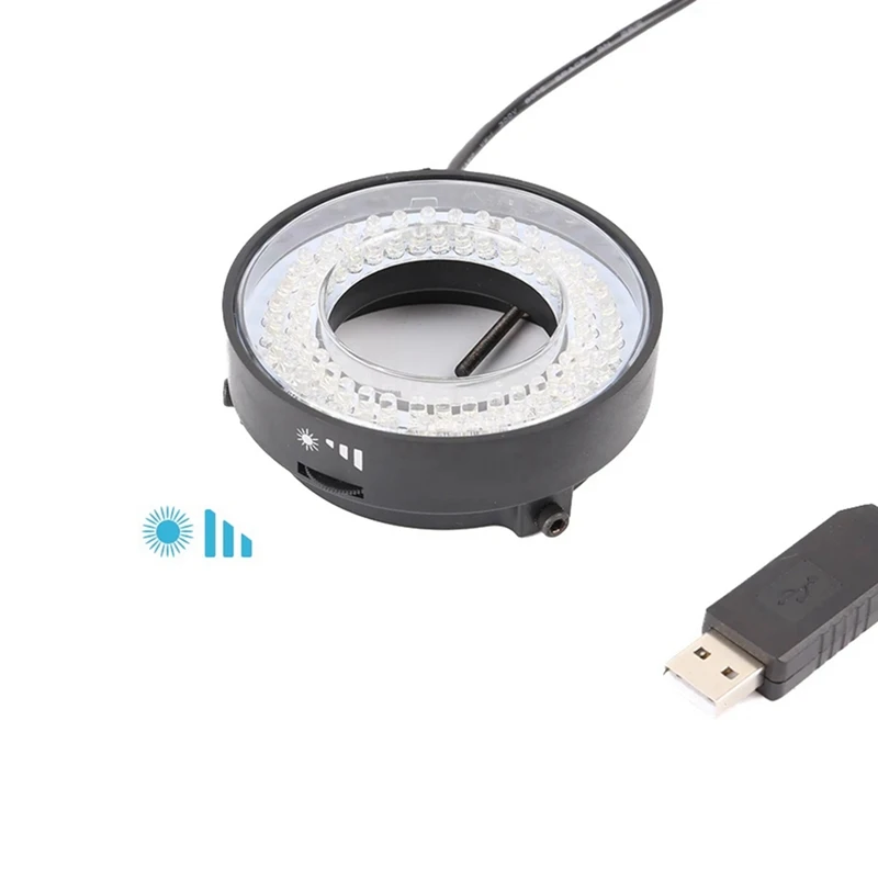 Microscope LED Ring Light Illuminator Lamp For Microscope Circle Light Industrial Microscope Camera