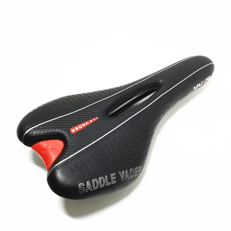 E0141 Bicycle Saddle Soft Comfortable Cycling Road Bicycle Hollow Seat Mountain Bike Accessories White/Black