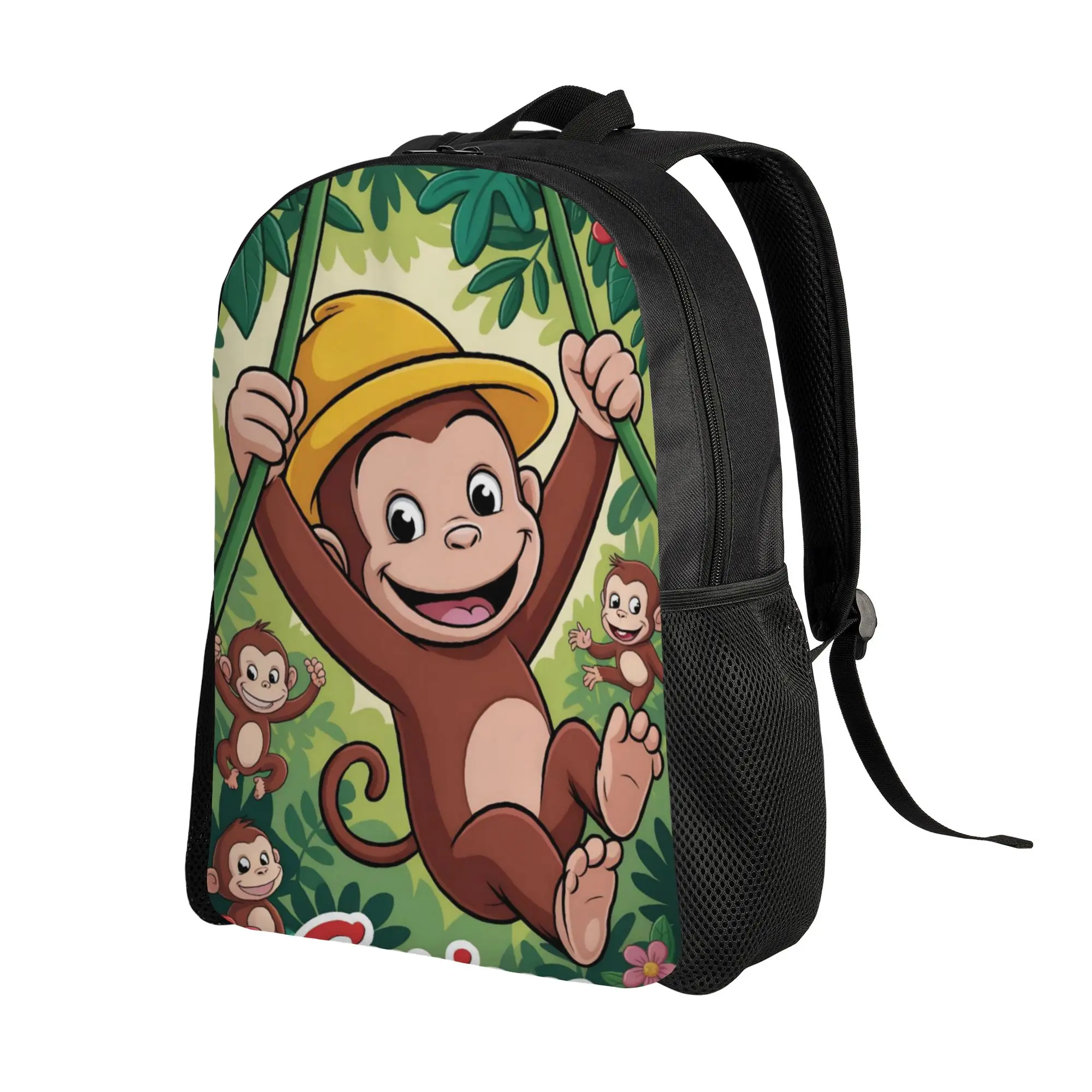 Curious George African Monkey  Children Backpack for Kids Girls Boys  Backpacks Lovely Kindergarten Child School Bag