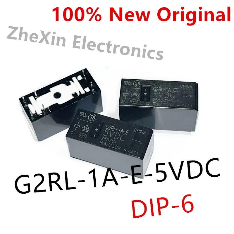 5-10PCS/Lot  G2RL-1A-E-12VDC 、G2RL-1A-E-24VDC 、G2RL-1A-E-5VDC  DIP-6  New power relay  G2RL-1A-E DC12 、G2RL-1A-E DC24