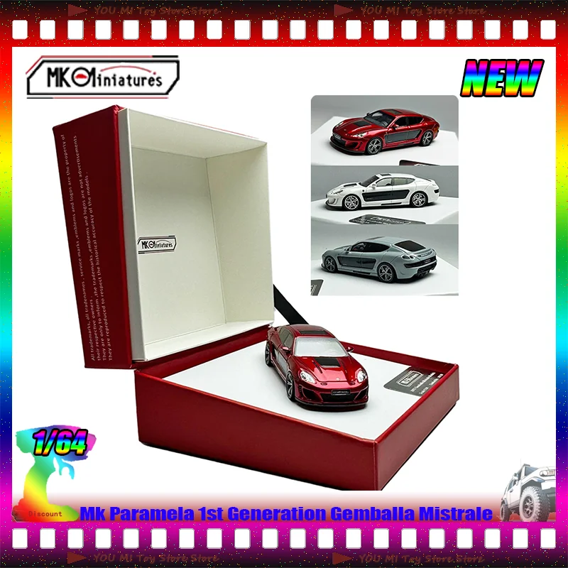 

New Mk 1:64 Paramela 1st Generation Gemballa Mistrale Simulation Resin Limited Edition Models Custom Static Collectible Ornament