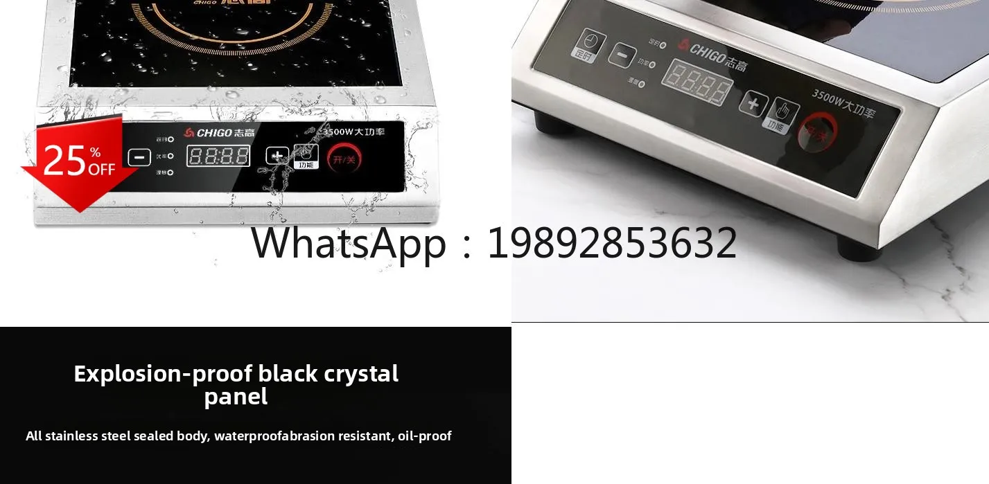 

induction cooker 3500w plane high power timing commercial electromagnetic cooker household electric frying stove