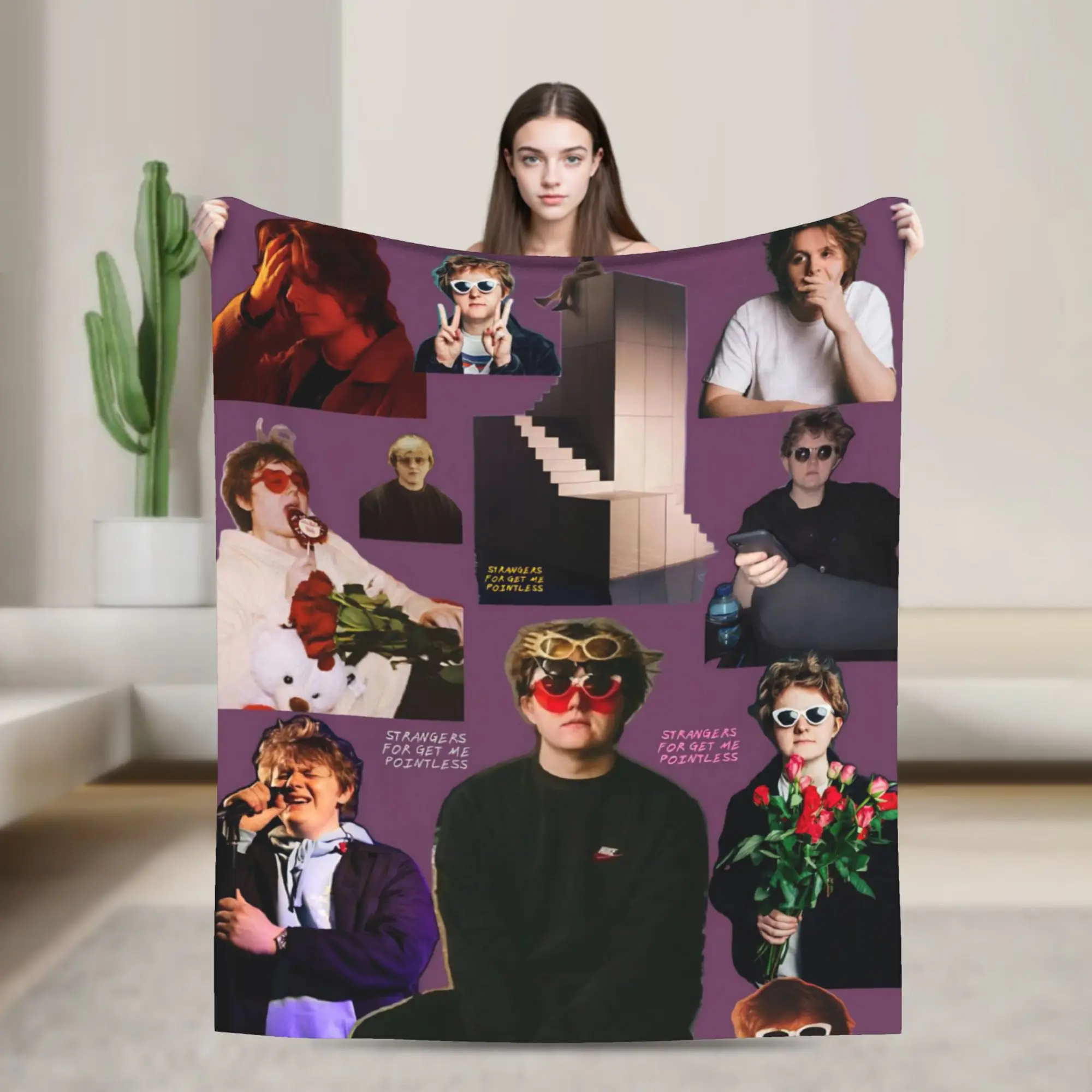 Lewis Capaldi Tour 2026 Print Blanket For Men Women Warm Cozy Fluffy  Throw Blankets for Couch 50x60 Inches Multi-size