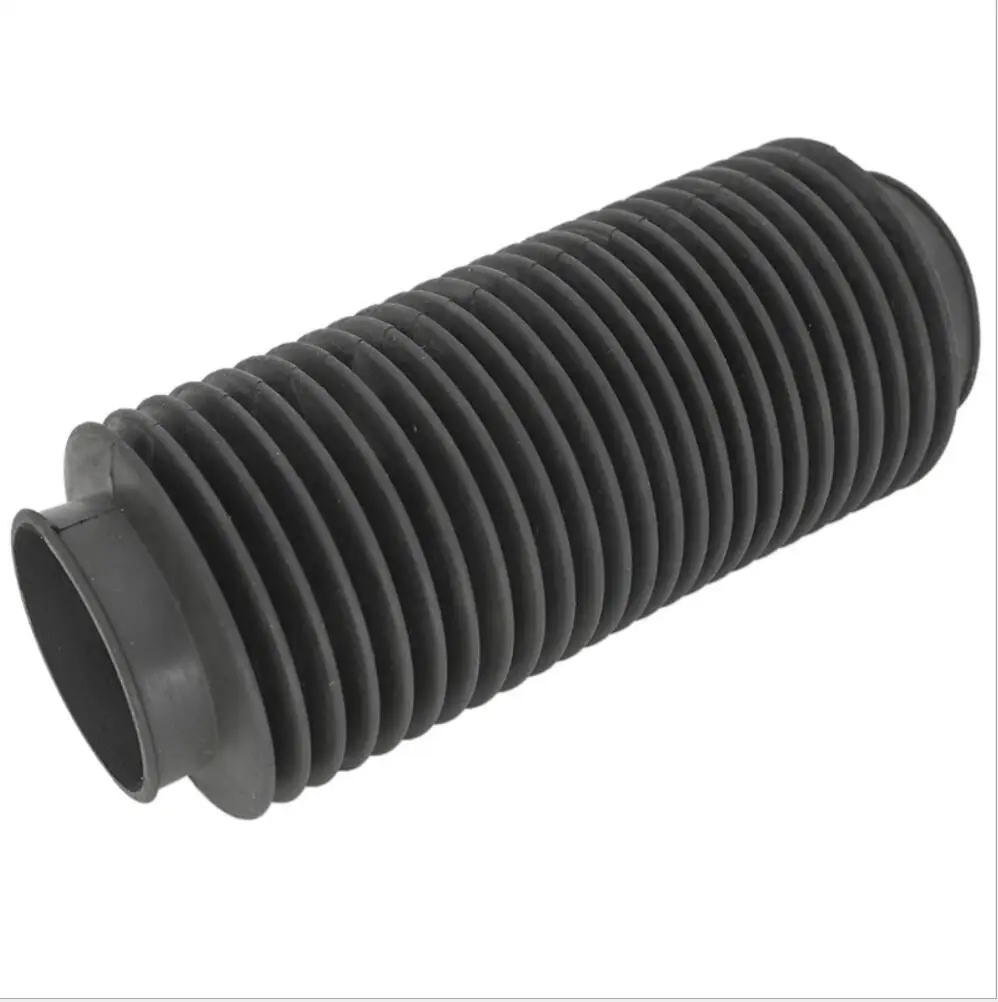 

1PC 30mm 40mm 50mm 60mm 70mm 80mm 100mm Inner Diameter Machinery Black Rubber Flexibility Corrugated Sleeve Bellows