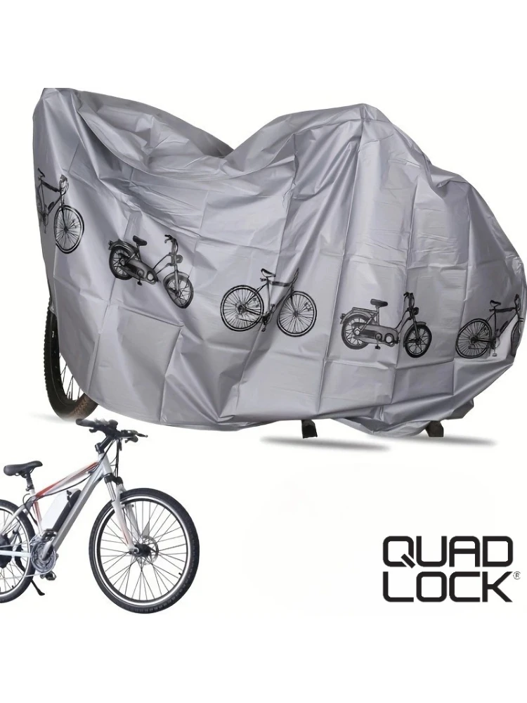 

QUAD LOCK Bike Cover Waterproof Raincover Bicycle Gear Motorcycle Bike Outdoor Sunscreen Cover MTB Bicycle