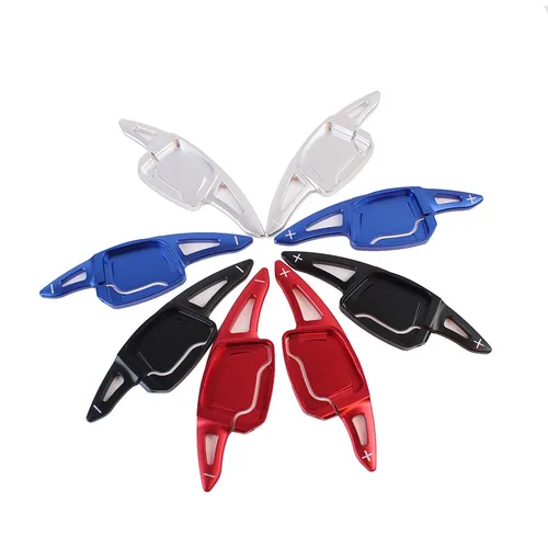 Imagen 2 del producto Extensión de palanca de cambios de paleta de volante de aluminio para Audi 2019+ A1 A6(C8) A7 A8 S6 S7,2020+ A4/S4 (B9) S8 S4,2021+A3(Tipo 8Y)