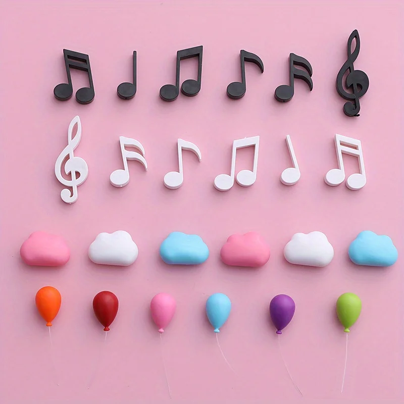 1set Refrigerator Decoration Gift For Kitchen Cute Balloon Whiteboard Message Home Decor Fridge Magnet Sticker