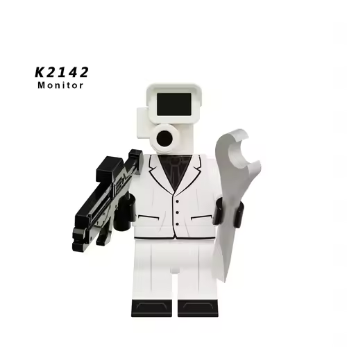 New KDL SWAT Skibidi Toilet Man Figures Anime Block Toys TvMan Titan Cameraman Speakerman Bricks Model Toy Birthday Gift - Image 33