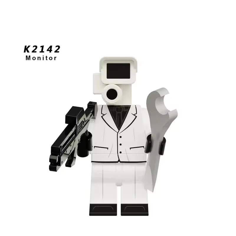 New KDL SWAT Skibidi Toilet Man Figures Anime Block Toys TvMan Titan Cameraman Speakerman Bricks Model Toy Birthday Gift - Image 33